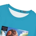 thumbnail image 4 of Ayanna's Anime"Yumi" Short Sleeve Shirt (Turquoise), 4 of 7