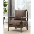 thumbnail image 5 of Coast To Coast Accent Chair In Tatum Light Taupe And Bomber Brown Finish 36505, 5 of 5