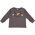 thumbnail image 3 of Inktastic Christmas Snowman, White Snowman, Carrot Nose Boys or Girls Long Sleeve Toddler T-Shirt, 3 of 5
