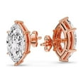 thumbnail image 4 of 1 Ct. Marquise Diamond 6 Prong Stud Earrings - Fascinating Diamonds, 4 of 4