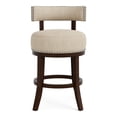 thumbnail image 3 of Tela Wood Counter Stools, Beige, Set of 2, 3 of 8