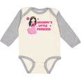 thumbnail image 3 of Inktastic grammy's little princess Girls Long Sleeve Baby Bodysuit, 3 of 5