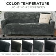 thumbnail image 5 of Great Bay Home Stretch Velvet-Plush Washable Loveseat Slipcover  (Loveseat, Wild Dove Grey), 5 of 5
