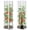 triangle59*20*20in, variant on Garden Plant Netting Covers with Zipper, 59x20 inch Triangle Tomato Cage Mesh Screen for Fruit Vegetables,Without Stand, 2-Pack
