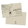 Spider Web Personalized Halloween Party Invitations