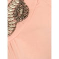 thumbnail image 5 of White Mark Women's Maternity Myla Embellished Tunic Top-Available in Plus Sizes, 5 of 5