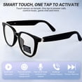 thumbnail image 6 of GJX Bluetooth Glasses for Women and Men,Smart Glasses,Semi-Open Sun Glasses,AI Glasses with Audio Calling and Voice Assistant,AI Translation for Hiking,Driving,Cycling,Black, 6 of 7