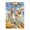 Gold, variant on Easter Scene Rabbits in Front Cross Acrylic Clipboard Drawing Board with Hook Writing Pad File Storage A4 Size Gold 12.5" x 9"
