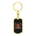 thumbnail image 4 of Live A Wild Life Stainless Steel or 18k Gold Premium Swivel Dog Tag Keychain, 4 of 10