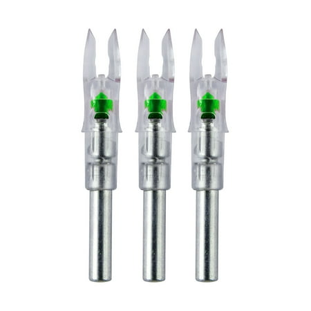 Nockturnal GT Lighted Nocks (Pack of 3) Green - NT-105
