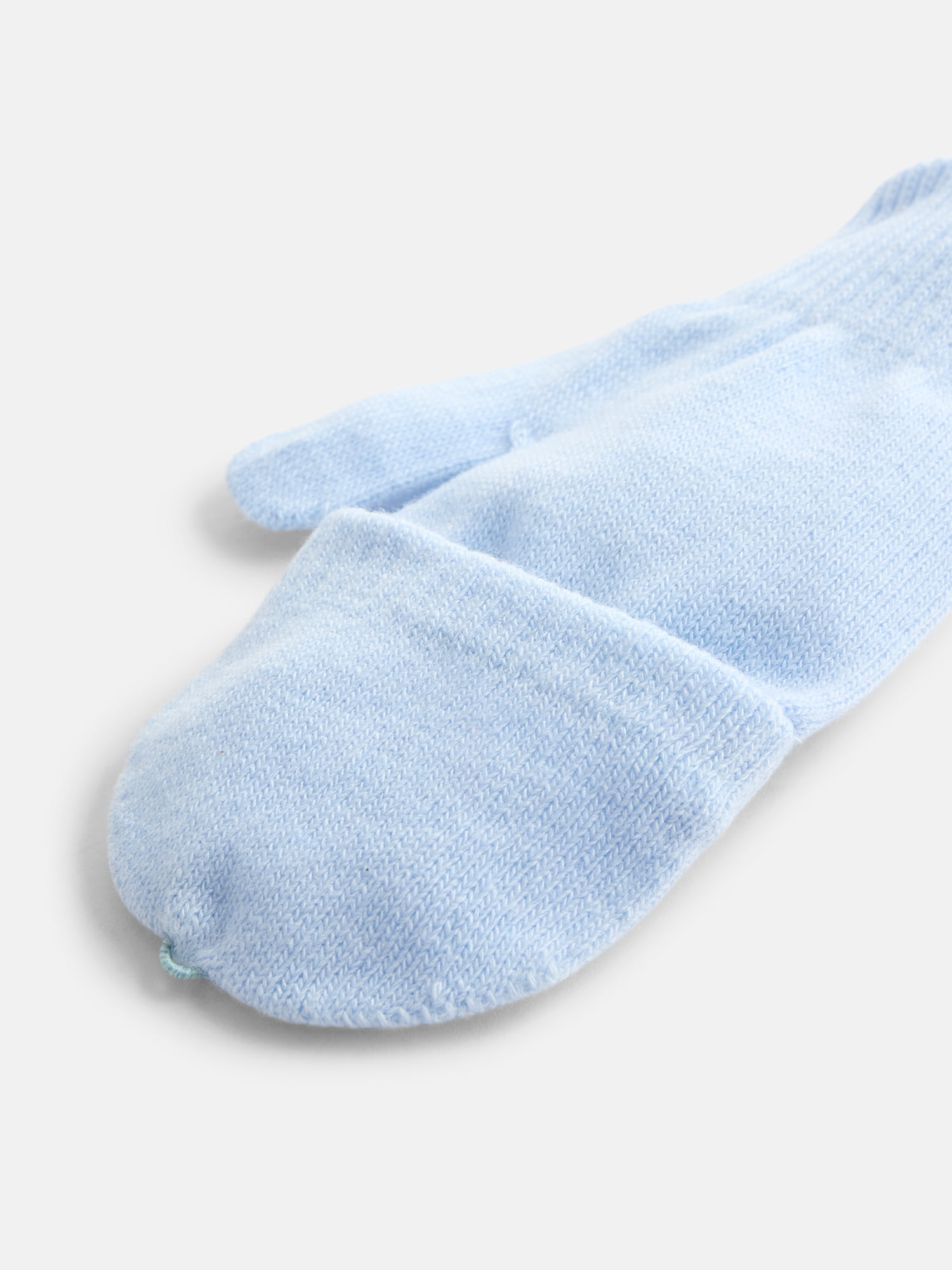 No Boundaries Women's Ribbed Knit Pop Top Mittens