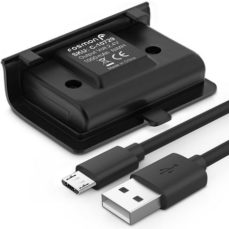 xbox controller battery rechargeable docking 1000mah fosmon charging micro usb station pack