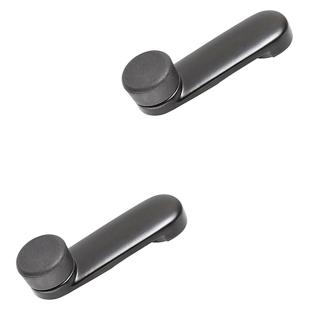 Manijas Elevadores De Cristales Generico Chevy Pickup 1994 A 2012 Negro 2 Piezas