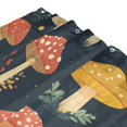 thumbnail image 3 of Yayeee Shower Curtain with Hooks 72"x72" Waterproof Fabric Bathroom Hanging Decor, Black Mushroom Pattern, 3 of 5
