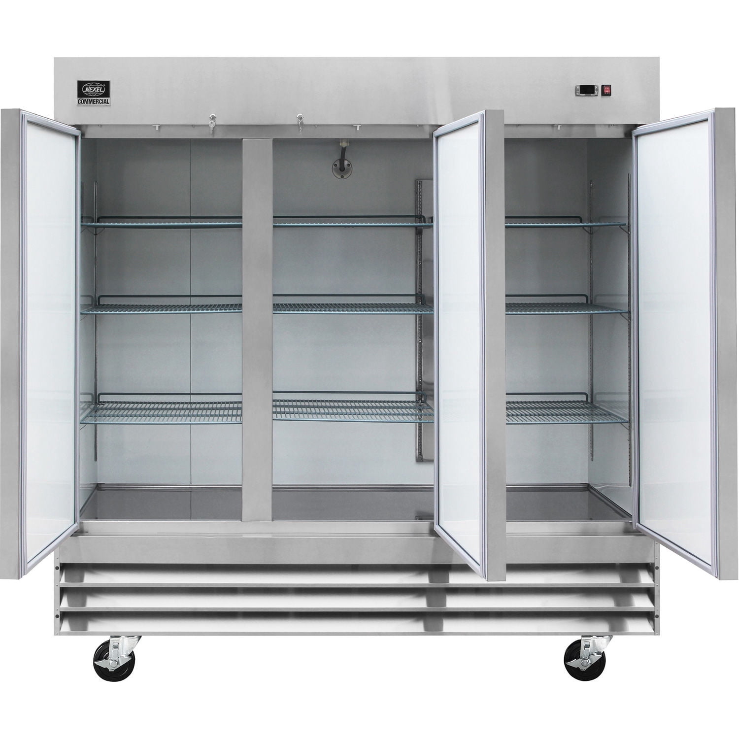 3 Door Commercial Reach-In Freezer, 72 Cu. Ft., 80-7/8"W x 32-1/4"D x 82-1/2"H