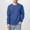 #JIE 7 Blue, variant on CYiJun Men's Long Sleeve T Shirts Fall Casual Waffle Weave T-Shirts Winter Breathable Comfort Basic Tee,Brown 2XL