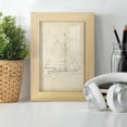thumbnail image 5 of Sailboat Blueprint III -Framed Print w/glass-Natural Wood, 5 of 7