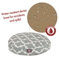 thumbnail image 4 of Majestic Pet | Trellis Round Pet Bed For Dogs, Removable Cover, Gray, Medium, 4 of 5