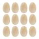 thumbnail image 1 of 12 huevos de madera para manualidades, huevos hechos a mano, juguetes de comida, decoración de huevos, marrón, 1 of 8