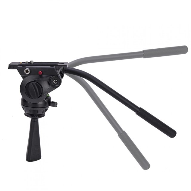 Rótula De Bola Hidráulica, Rótula De Bola De Trípode De Aleación De Aluminio Cojinete De Carga De 6 Kg Bandeja Universal De 360 grados Para Trípode De Cámara Cergrey Tripod Ball Head
