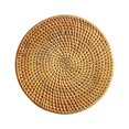 thumbnail image 2 of Ikeay Tapis Isolant, Tapis Isolant en Rotin Fait à la Main Tapis de Table Anti-Brûlure Tapis Rond pour Bol Tapis pour Plat Accessoires pour Service à Thé Tapis à Thé Tapis pour Tasse Soucoupe, Napperons, 2 of 4