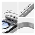 thumbnail image 2 of ELEHOLD Case for Google Pixel 8A, Shockproof Anti-Scratch Full Camera Protector Case with 360° Ring Holder Stand,Gray, 2 of 9
