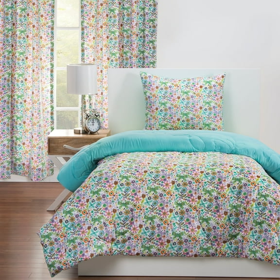 Crayola  Butterfly Garden Comforter and Sham Set 2 Piece Twin
