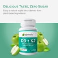 thumbnail image 4 of EZ Melts Dissolvable Vitamin D3 K2 5,000 IU, Bone & Joint Support, Sugar-Free, 3-Month Supply - 2 Pack, 4 of 8
