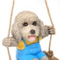 thumbnail image 5 of Swing Hanging Pet Animal Dog Garden Decoration Pendant Resin Statue Crafts, 5 of 12