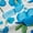 Blue, variant on jejeloiu Cartoon Flower Black Out Curtains,Kawaii Floral Curtains Pack of 2 (42x63 Each),White Bow Tie Bedroom Curtains For Teens,Super Cozy Room Decor