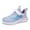 Purple, variant on Girl Sneakers Fashion Mesh Lace Up Color Matching Casual Comfortable Shoes Toddler Little Kids Running Walking Athletic Shoes 4-12 Years