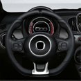 thumbnail image 5 of Adhesivo de fibra de carbono real y resistente para la cubierta del anillo del volante del coche 2020 2021 2022 2023 (rojo), 5 of 5