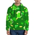 thumbnail image 2 of Bingfone St Patrick'S Day2 Men'S Drawstring Hoodie Long Sleeve Pocket Sweatshirts-4x-Large, 2 of 9