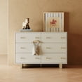 thumbnail image 4 of Storkcraft Texas 6 Drawer Dresser, Frosted Oat with Driftwood, 4 of 12