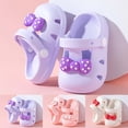 thumbnail image 4 of Girl Slippers Slippers For Toddlers 1 3 Years Breathable Summer Sandals Cute Cartoon Bow Design Lightweight Comfortable Shoes For Baby Girls Pink 150, 4 of 6