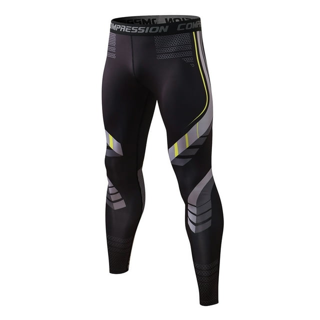 Pantalon de Gym pour Hommes Exercice Serré Course Extensible Basketball Base Entraînement entraînement Physique