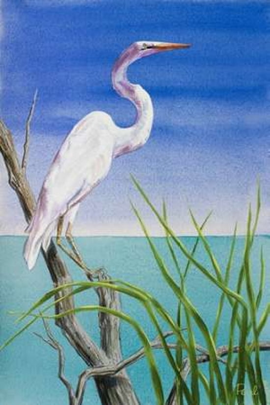 Seabirds At Noon II Canvas Art - Llc Urban Pearl Collection (20 x 28)