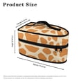 thumbnail image 6 of HELLHERO Handheld Steamer Iron Storage Bag Giraffe Print Design with Zipper Closure Travel Steam Iron Case, Case Only, 6 of 6