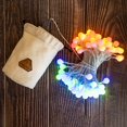 thumbnail image 1 of Mini luces de cadena de globo, luces de hadas impermeables para exteriores, luces decorativas para el hogar, boda, árbol de Navidad, decoraciones para Macarena Luces de hadas del patio, 1 of 8
