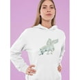 thumbnail image 2 of Kneeling Pegasus Hoodie Women -Image by Shutterstock, Female x-Large, 2 of 4