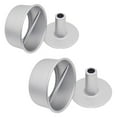 thumbnail image 3 of FNNMNNR Mould Round Mold Aluminum Roast Oven Tools Kitchen Bakeware Bread Pan Chimney Self-Assembly Baking Inch Tool Food Pattern, 3 of 9