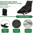 thumbnail image 2 of Push Mower Cover, Heavy Duty Waterproof Lawn Mower Cover, Outdoor Lawnmower Cover Universal with Drawstring & Cover Storage Bag, 2 of 9