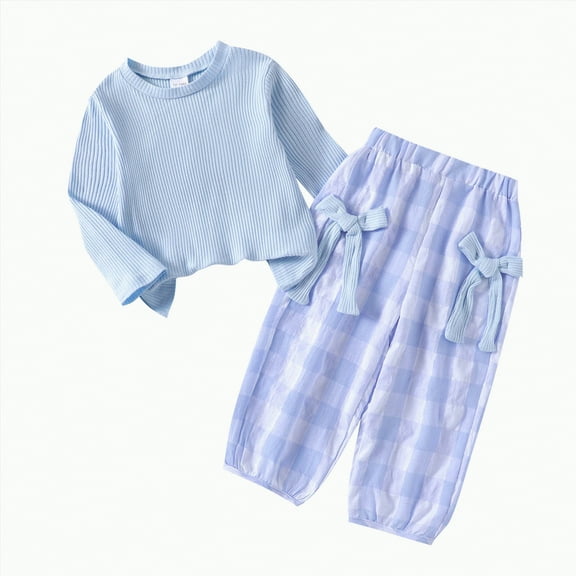 Futezty Toddler Boys Girls Clothes Fall Winter Outfit Sets, Baby Boy Girl 6M 9M 12M 2T 3T 4T 2-Pieces Set