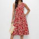 thumbnail image 4 of Vestidos de Verano de Mujer Casual Cuello Redondo sin Mangas Vestido de Sol de Playa Sólido, Vestido Boho con Bolsillos, 4 of 9