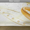 thumbnail image 6 of Ambesonne Wedding Place Mats Set of 4, Rings Heart 3D Style, Standard Size, Marigold White, 6 of 6
