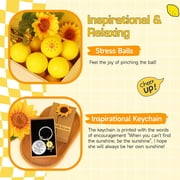 XEAZON Gift Baskets for Women, 10Pcs Unique Birthday Gifts for Women, Best Friend Birthday Christmas Gifts, Sending You Sunshine Gifts, Cheer Up Box for Sister Friendship, BRIGHTEN UP HER DAY!