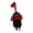 Black, variant on NIBOLOG Cartoon Key Case - Sausage Mouth Hand-Woven Knitting Anti-theft Handmade Crochet Key Fob Cage Protector
