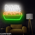 thumbnail image 3 of Glowneon Chicken Nuggets Led Lights, Chicken Nuggets Store Wall Decor, 3 of 5