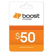 Boost Mobile $50 Direct Top Up Cell Service Prepaid Refill