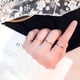 thumbnail image 4 of Anillo de titanio Alianza de boda de alto pulido con cúpula lisa, 4 of 6